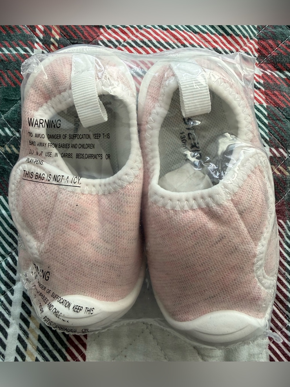 STQ Unisex Kids Slip-On Low Top Sneakers Pink/White Textile/PVC US 6